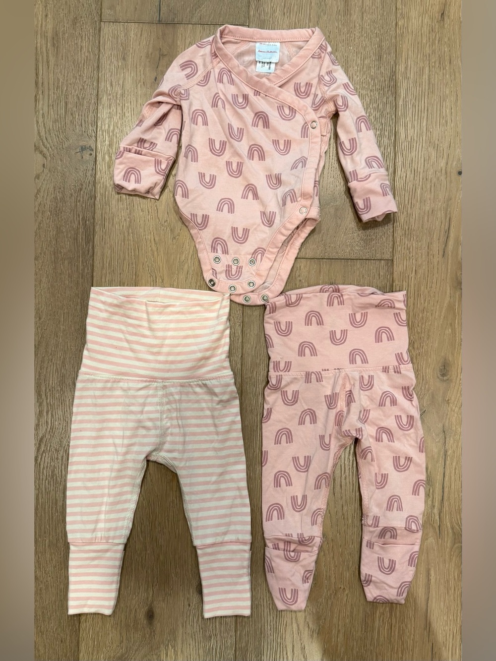 Hanna Andersson 0-3 Month Girl Outfit Bundle